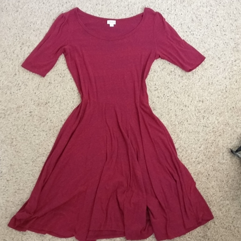 Heathered Red Lularoe Nicole